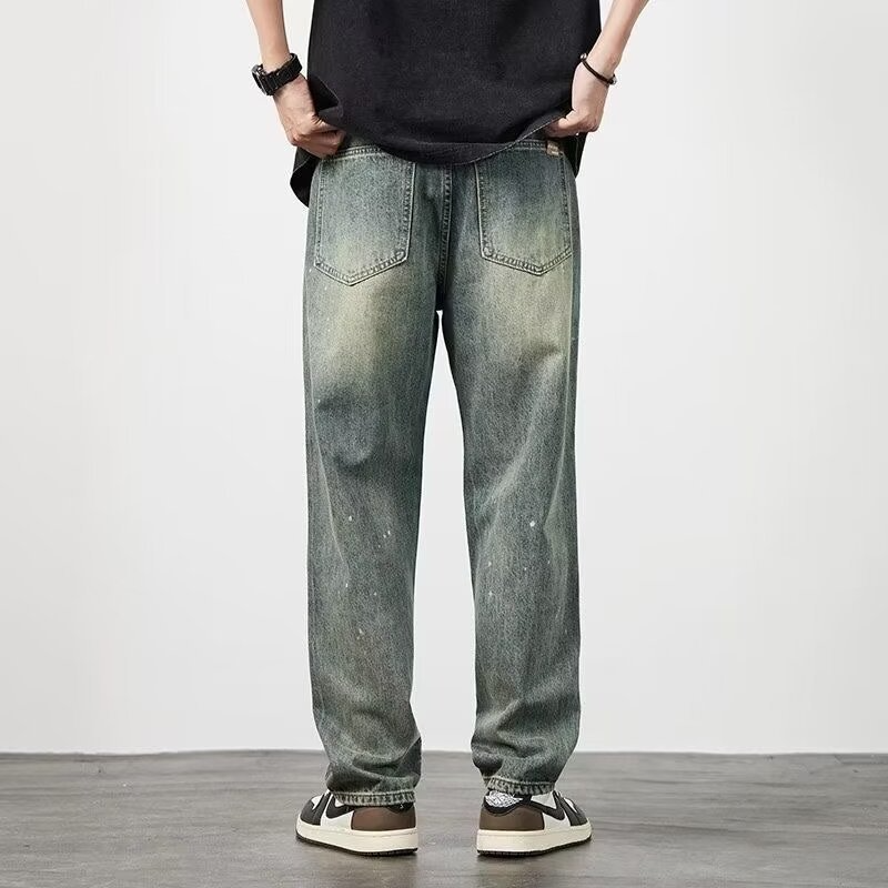 Relaxed Fit Denim Jeans with Faded Finish