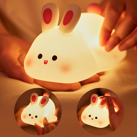 Bunny-Shaped Night Light with Adjustable Brightness