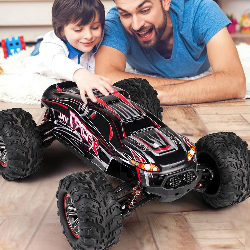 Remote-Controlled Off-Road Truck with Rugged Tires