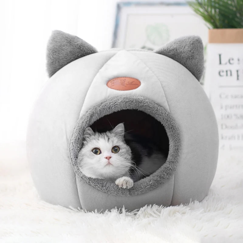 Cat-Ear Shaped Cozy Pet House