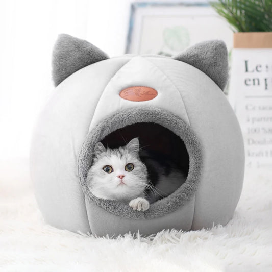 Cat-Ear Shaped Cozy Pet House