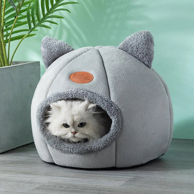 Cat-Ear Shaped Cozy Pet House