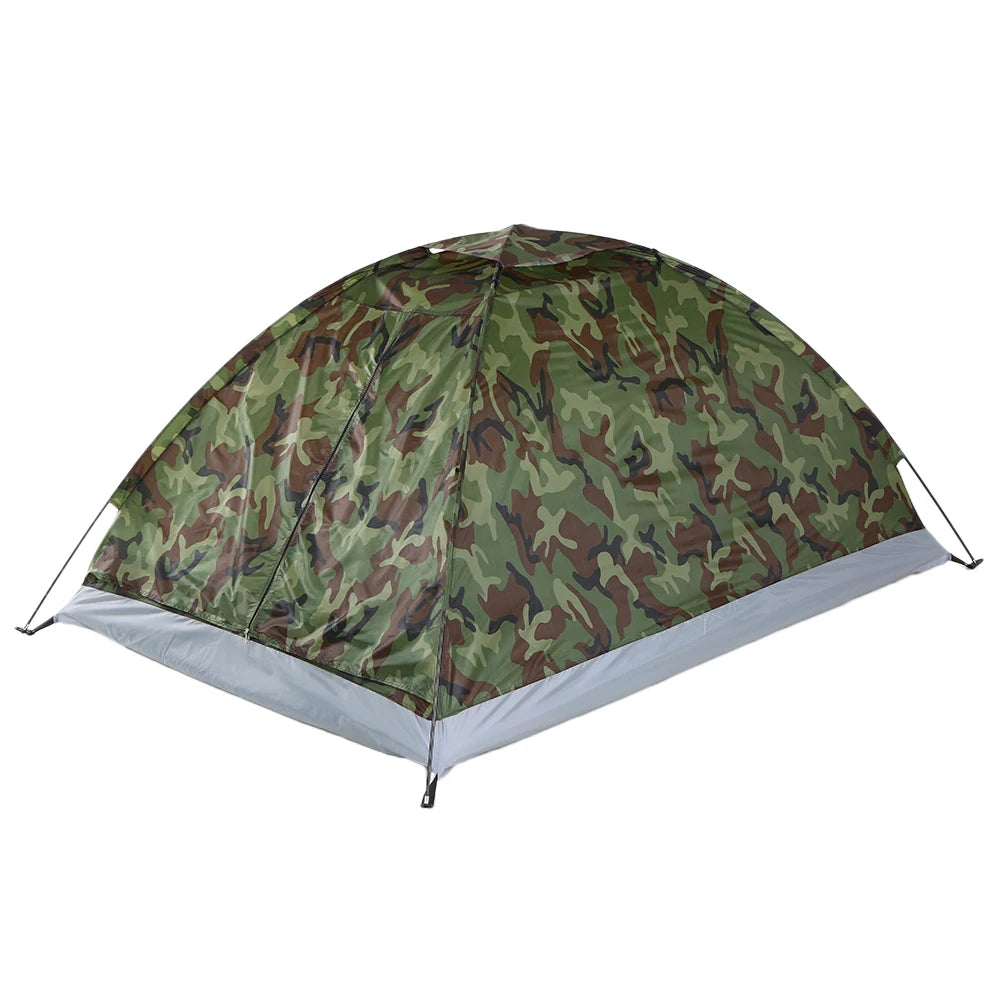 2-Person Camping Tent with Camouflage Design