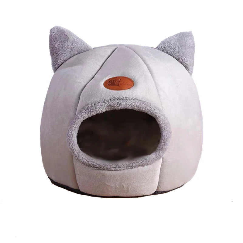 Cat-Ear Shaped Cozy Pet House