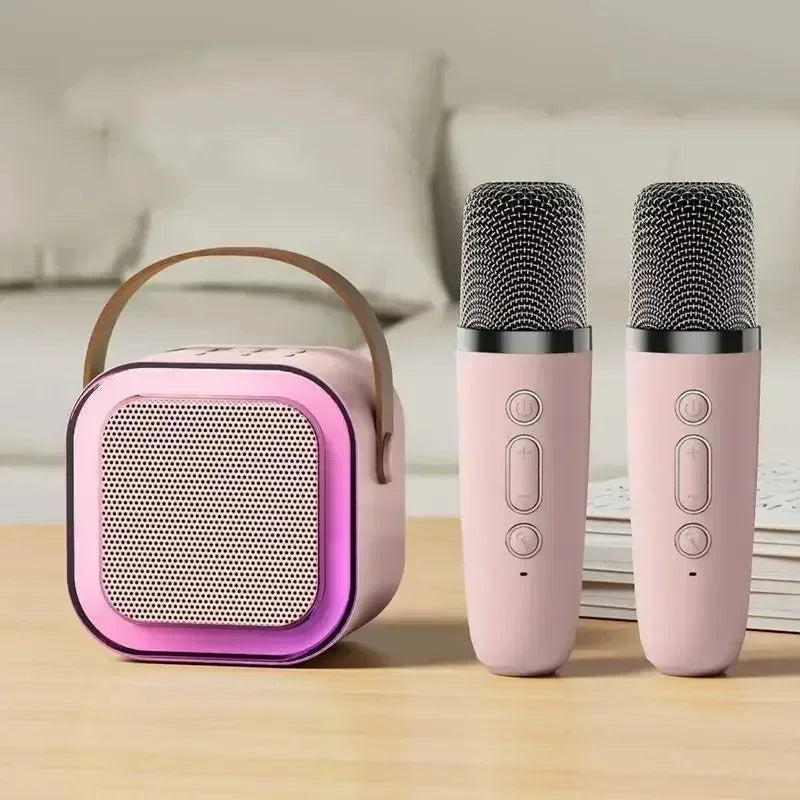 Wireless Bluetooth Speaker with Microphone(s) and LED Lights