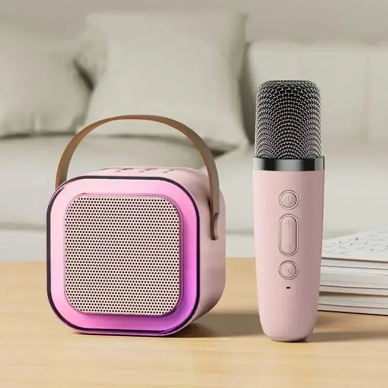 Wireless Bluetooth Speaker with Microphone(s) and LED Lights