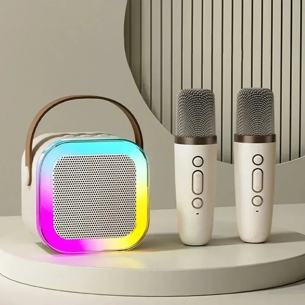 Wireless Bluetooth Speaker with Microphone(s) and LED Lights