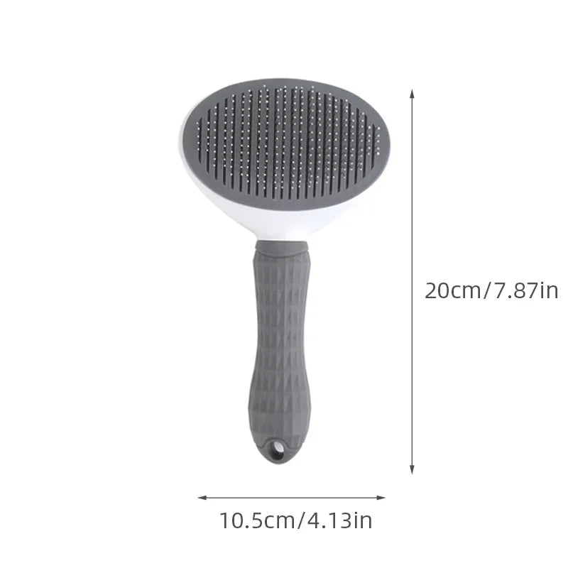 Pet Grooming Brush with Stainless Steel Needles