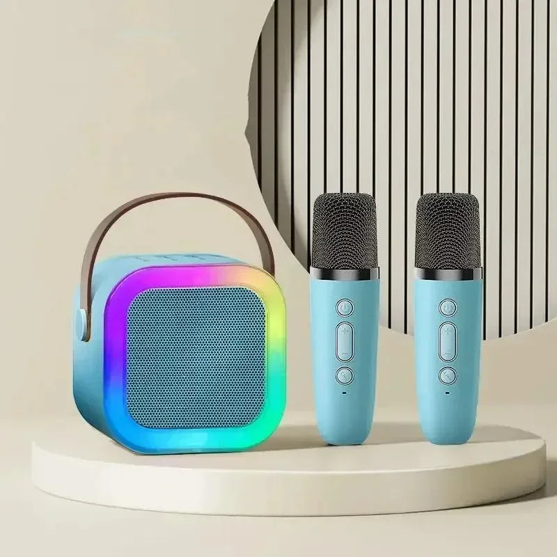 Wireless Bluetooth Speaker with Microphone(s) and LED Lights