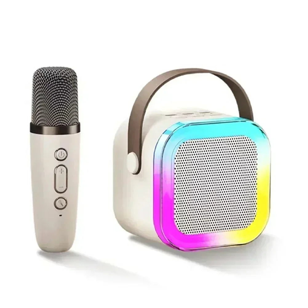 Wireless Bluetooth Speaker with Microphone(s) and LED Lights