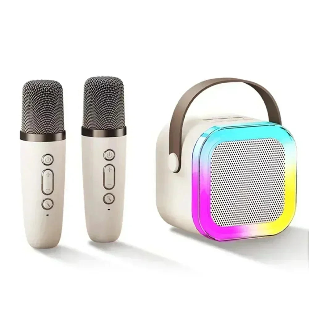 Wireless Bluetooth Speaker with Microphone(s) and LED Lights