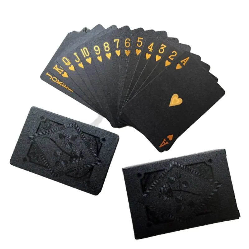 Playing Cards with Elegant Design and Gold Accents