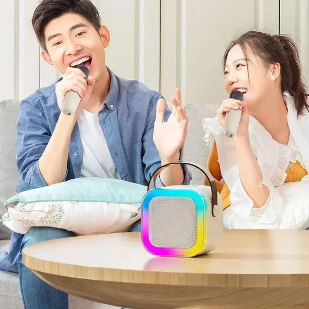 Wireless Bluetooth Speaker with Microphone(s) and LED Lights